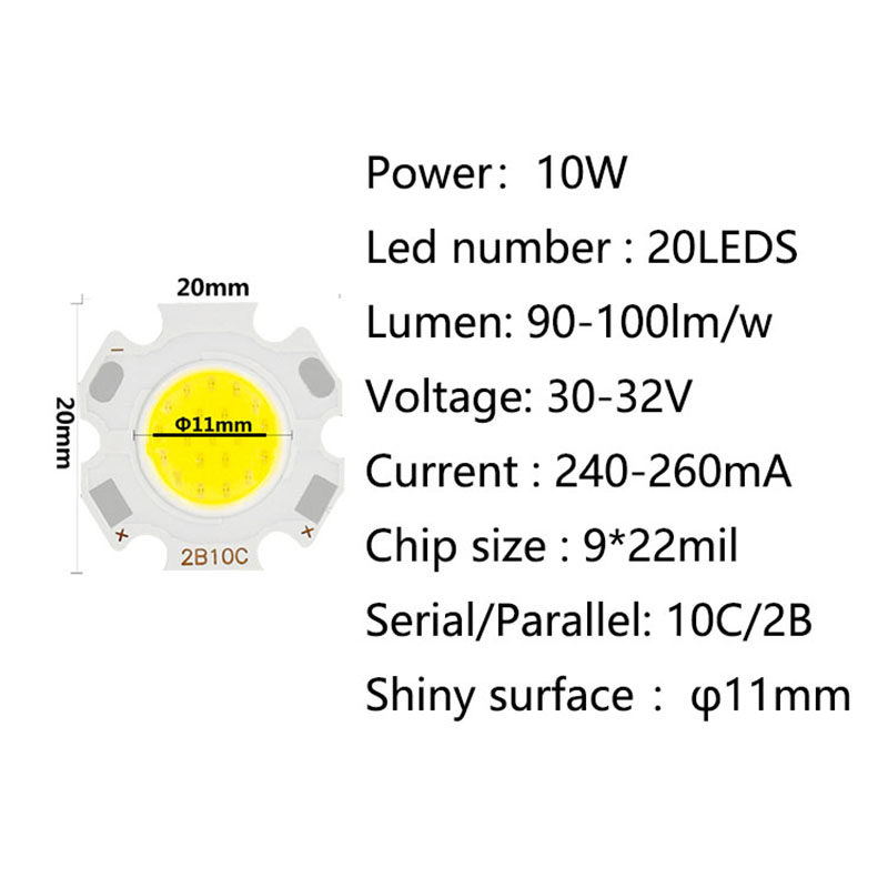10w cob new arrivals